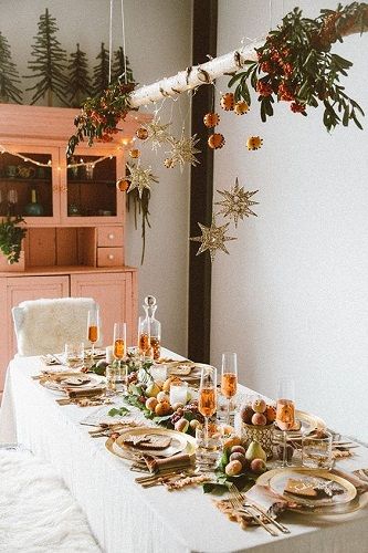 apparecchiare decorare tavola natale idee 2017 XLab