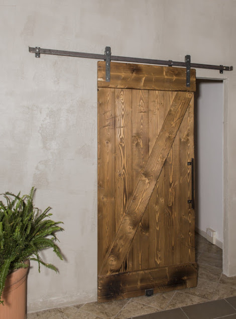 porta scorrevole esterno muro legno cloud stile rustico xlab