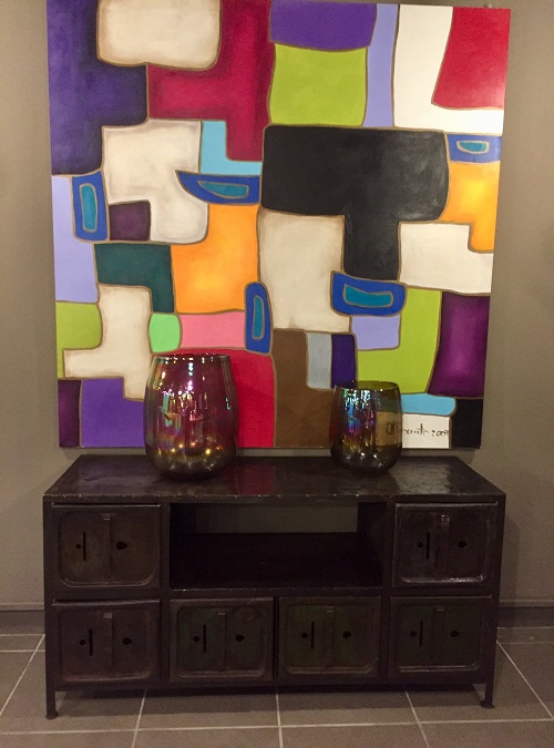 Credenza madria ferro acciaio stile industriale Ingrid Xlab