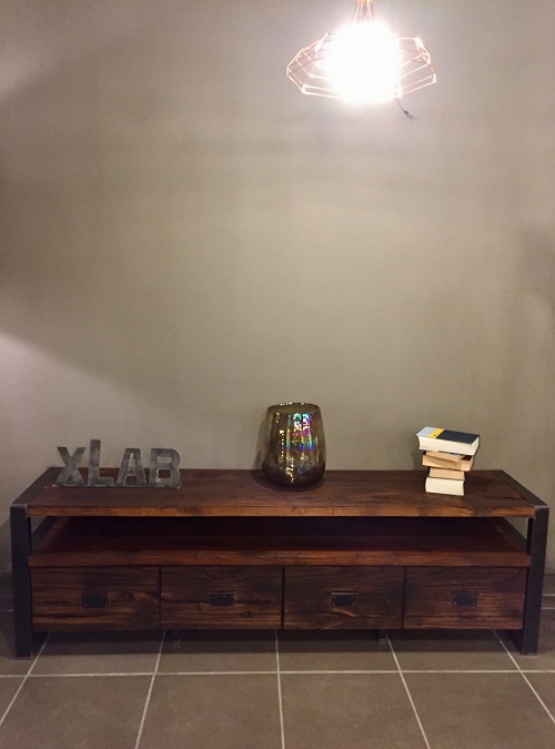 credenza madia stile industriale legno ferro old style xlab