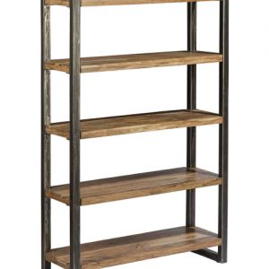 Libreria stile industriale legno e ferro Kafka
