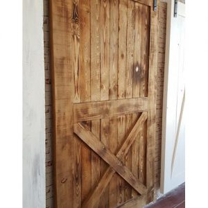 “Manuel”, porta scorrevole fienile, barn door in legno grezzo