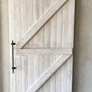 Porta scorrevole in legno stile fienile barndoor bianco shabby chic