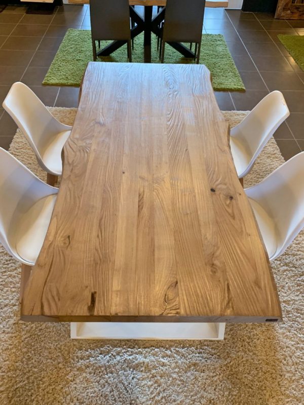 tavolo legno massello top massiccio rovere