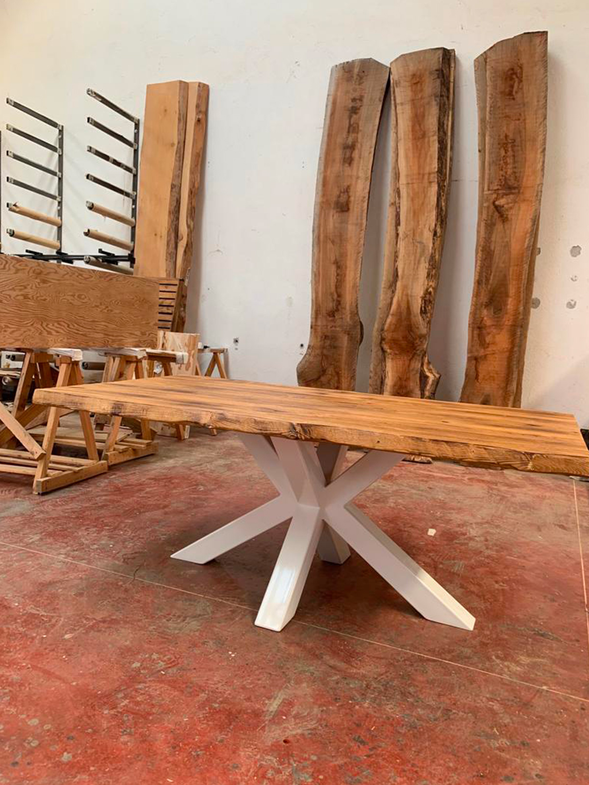 Krok Wood Tavolo da pranzo Bonn in Legno di Rovere 75x75x75 cm 