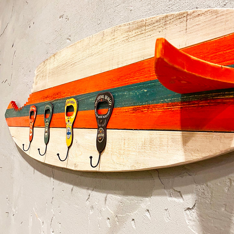 Appendiabiti da parete tavola surf  Attaccapanni di design originale - XLAB