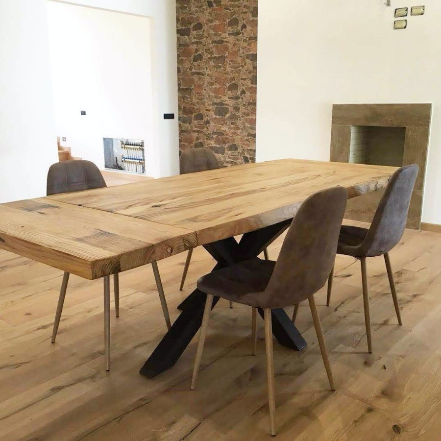 Tavoli allungabili legno rustici da cucina o sala da pranzo - Xlab
