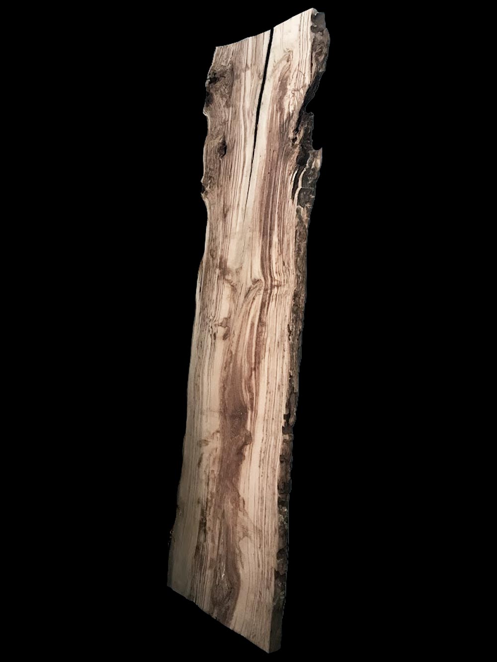 Asse in legno grezzo di castagno segato da tronco H313 L79-70 P8 Sabby -  XLAB Design