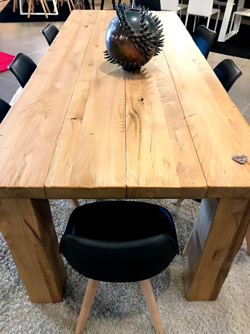 Tavolo in legno massello di rovere Sara 250 x 100 cm - XLAB Design