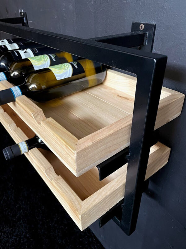 Portabottiglie cantinetta vino a parete 14 bottiglie di vino - Wine ...