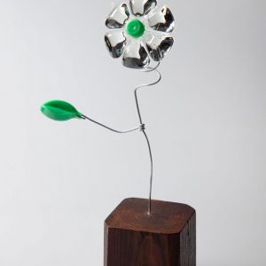 Lampada originale in materiale da riciclo Re-flo