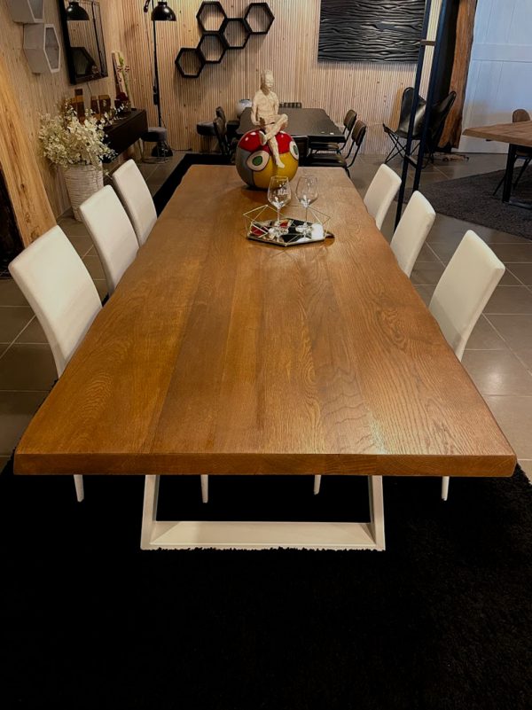legno massello tavolo rovere teak