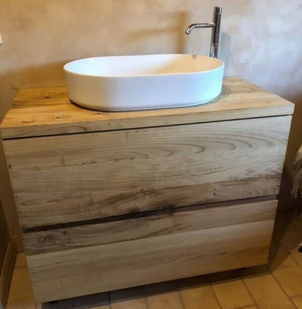 bagno arredo mobile legno massello