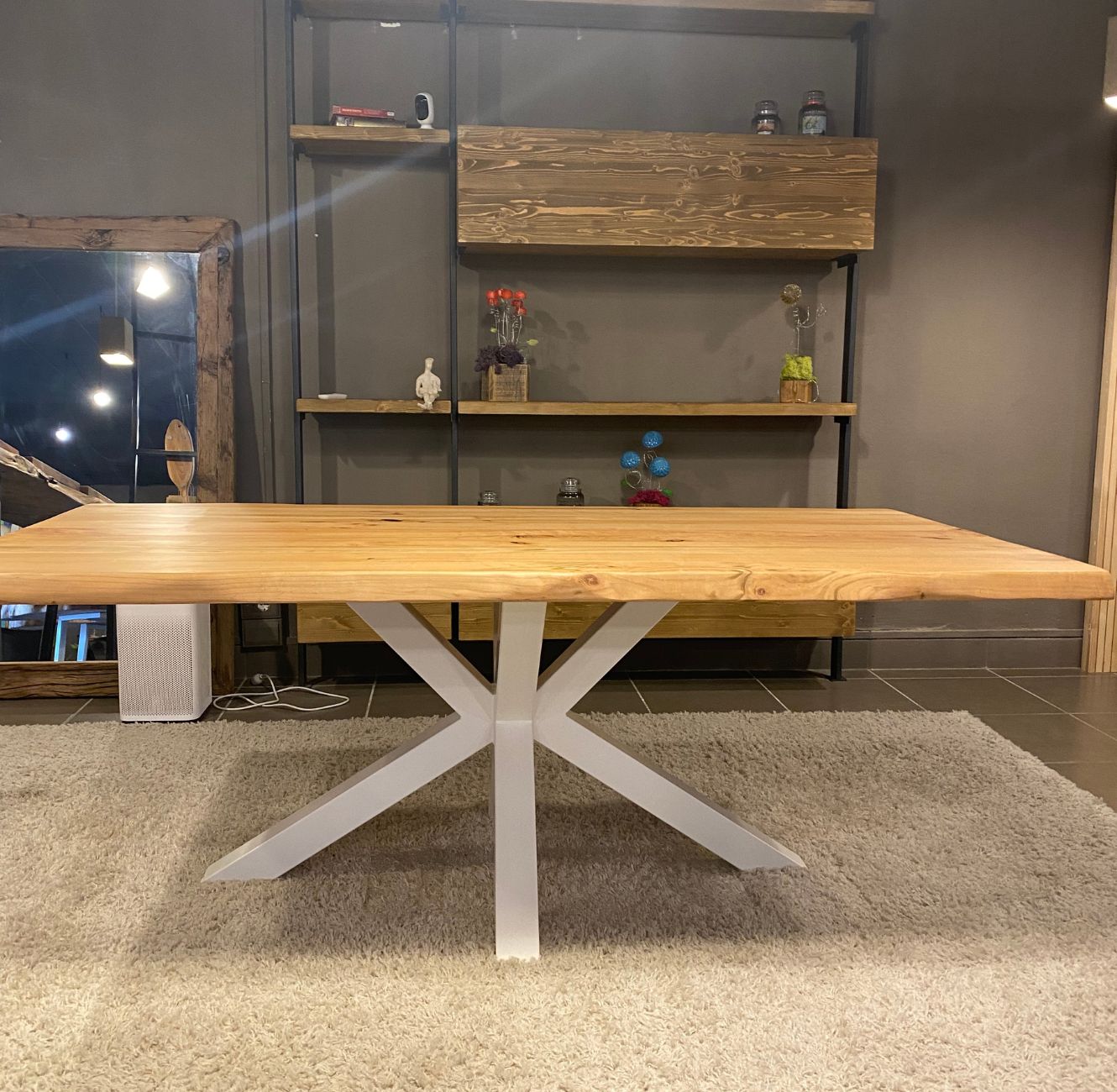 Tavolo da pranzo design moderno in legno di Ciliegio Americano 200 x 95 -  XLAB Design