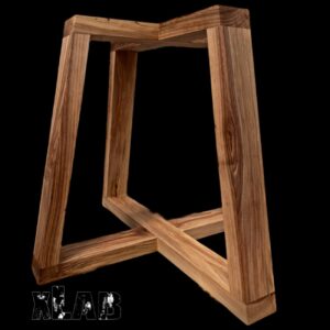 Gamba centrale per tavoli tondi – realizzata in legno massello