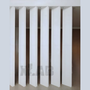 Interparete divisorio in legno da parete a soffitto colore bianco | XLAB Design