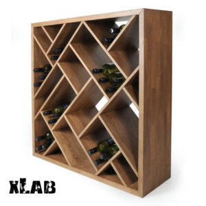 Mobile 100 portabottiglie cantinetta in legno per vino – Xlab Design