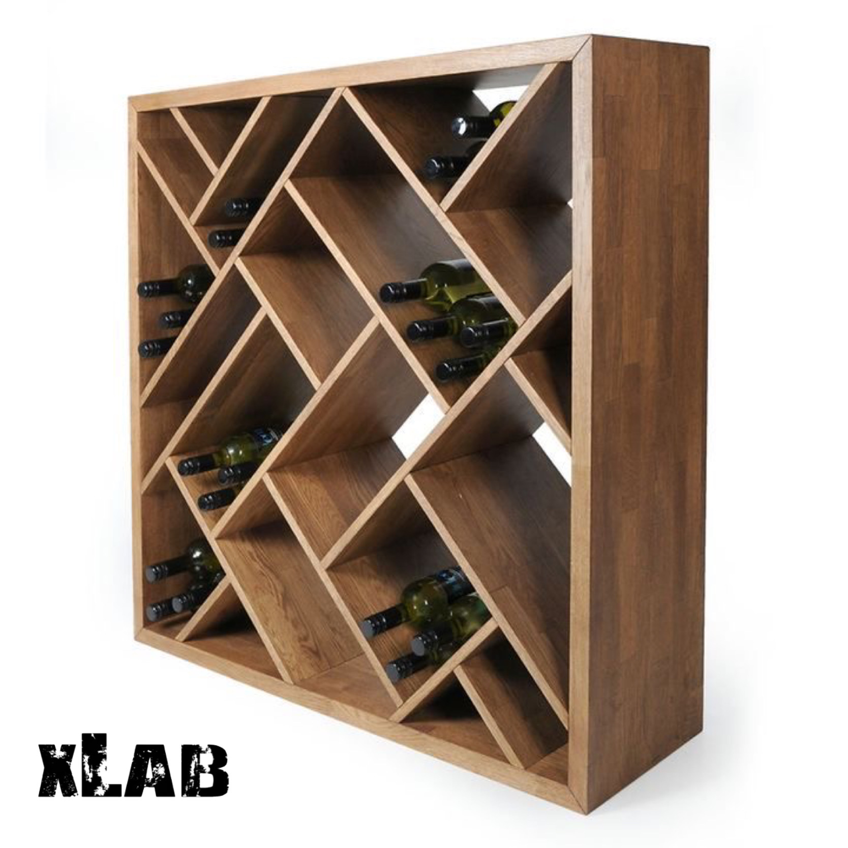Mobile 100 portabottiglie cantinetta in legno per vino - Xlab Design - XLAB  Design