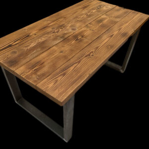 Tavolo in legno e ferro stile industriale 150 x 80 cm