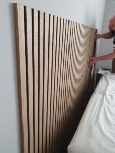 Rivestimento da parete in legno di recupero - 100x100x4 cm anche su misura  - XLAB Design