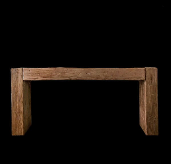 Mobile ingresso tavolo consolle trave legno antico