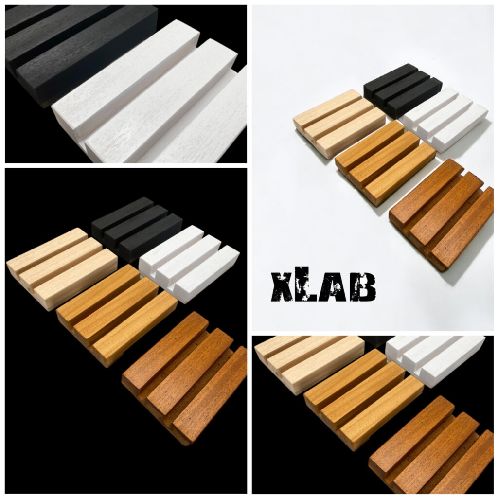Listelli di legno campionario colore