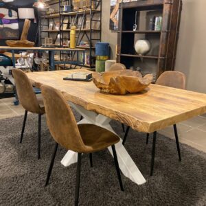 tavolo da pranzo in legno antico 180x100 cm