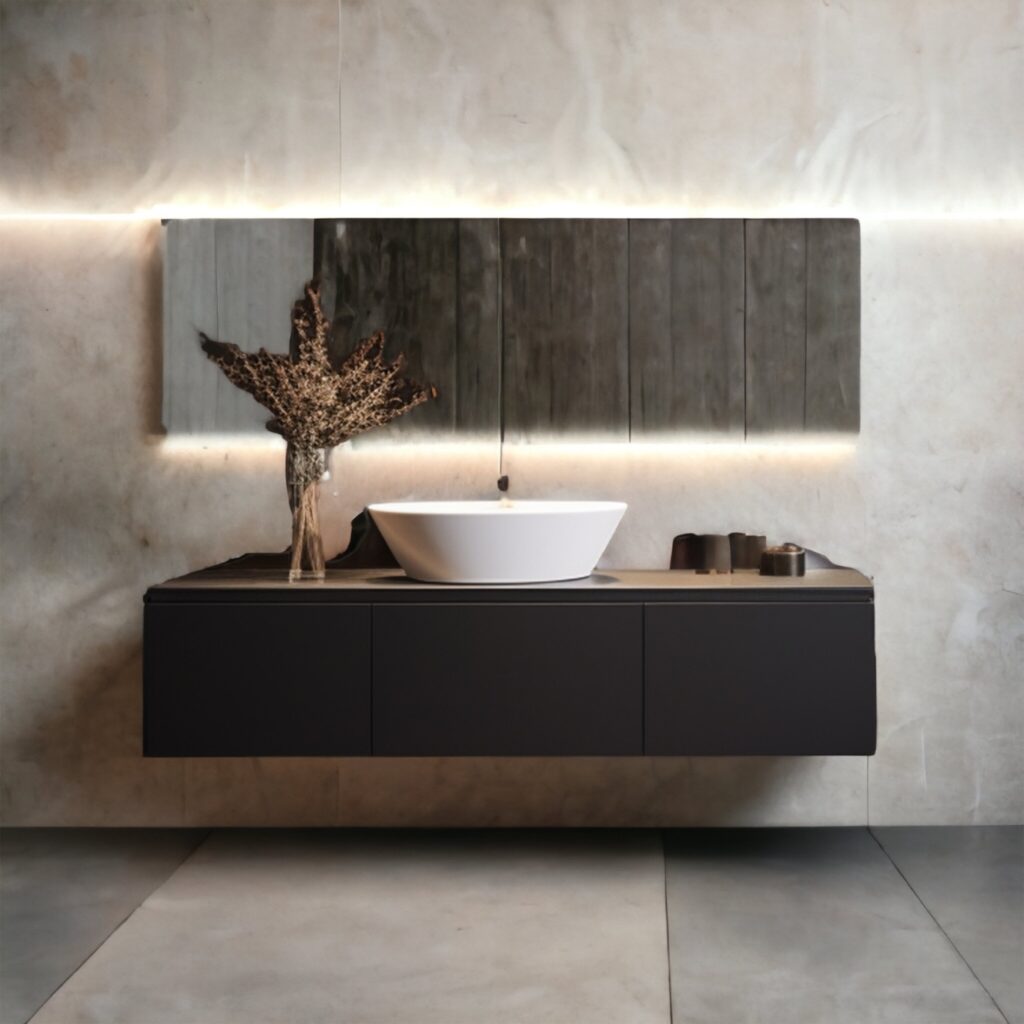 Mobile da bagno moderno colore nero