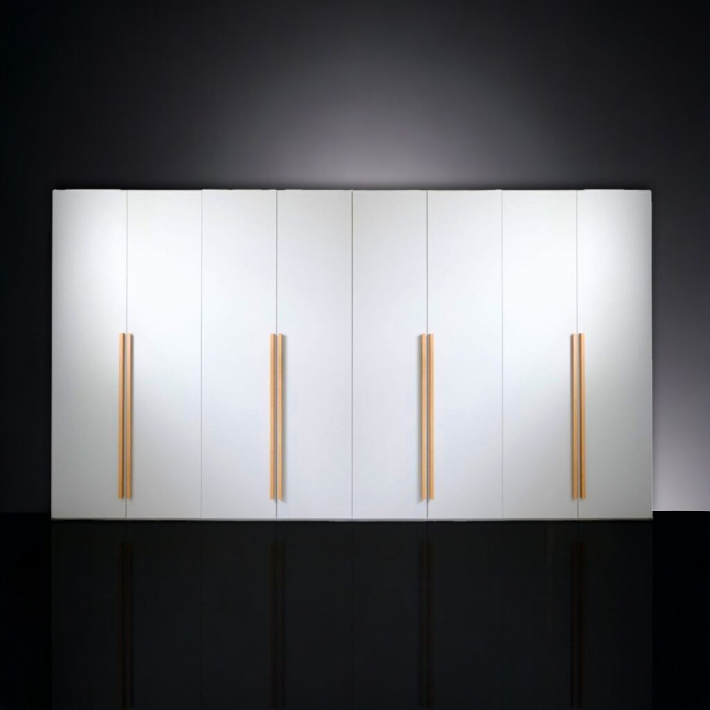 armadio 8 ante bianco xlab design