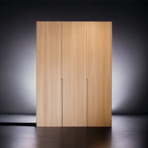 Armadio 3 ante L 210 H 240 P 60 cm Rovere con maniglia incasso anche su misura