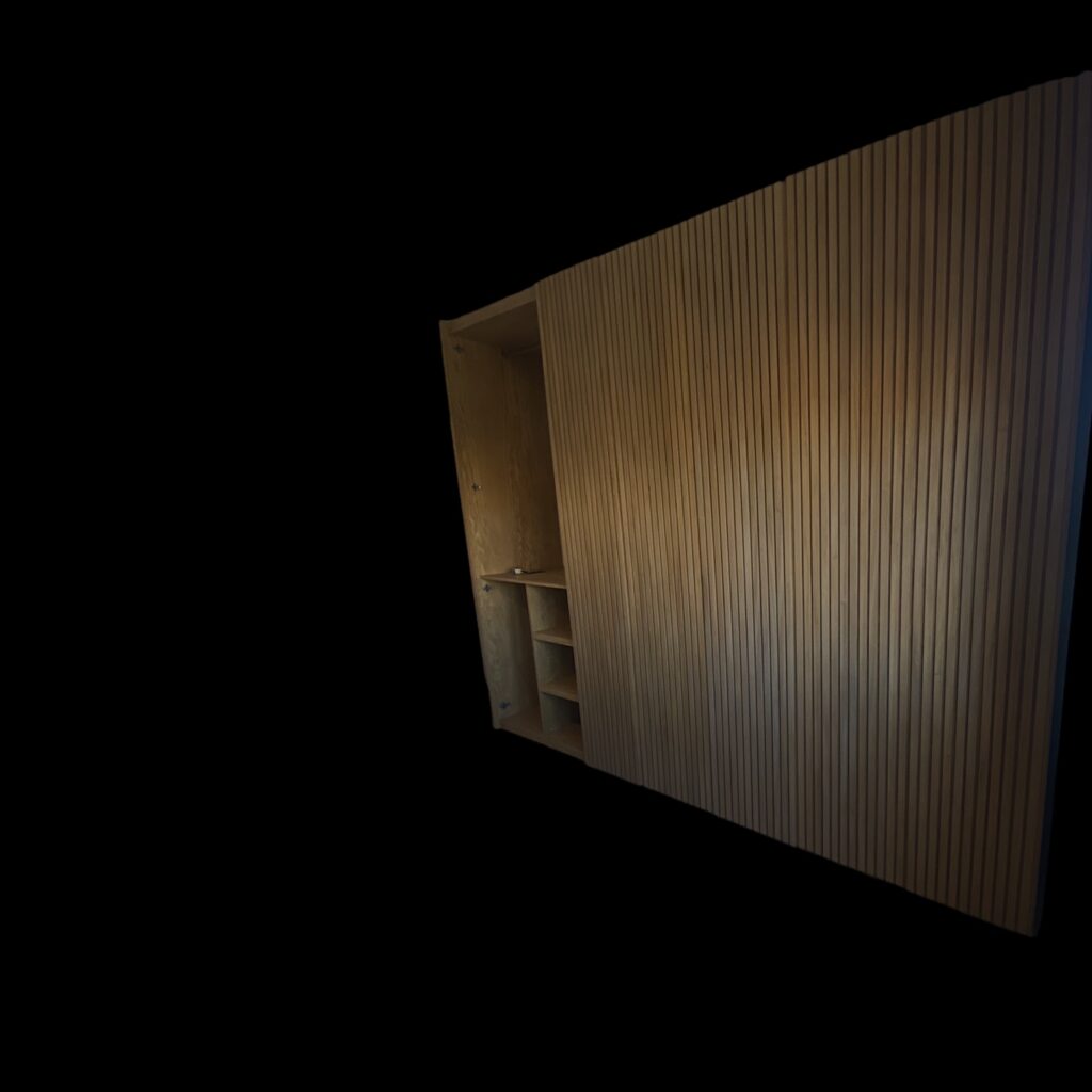 Armadio su misura in legno rovere