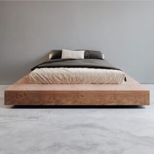 Letto sommier matrimoniale ciliegio americano massello larghezza 210 × 230 cm – Lucas