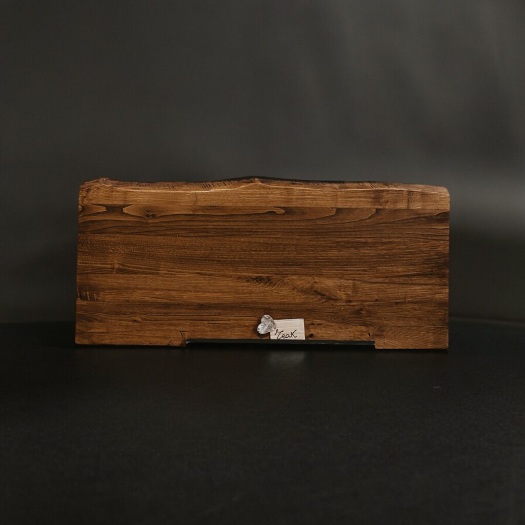 mensola castagno teak da bagno