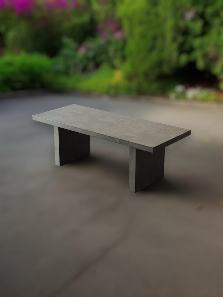 Tavolo in cemento outdoor per il tuo giardino