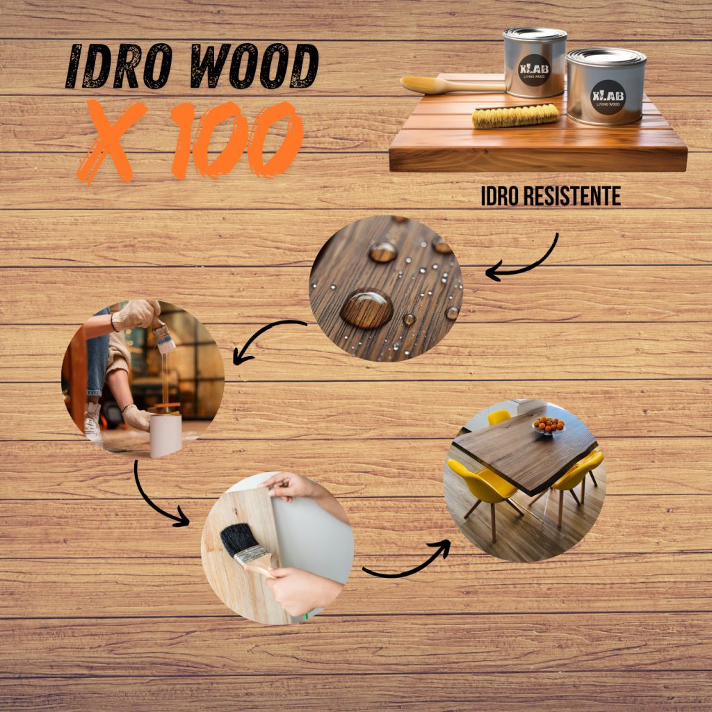 Legno idrorepellente Idro Wood X 100