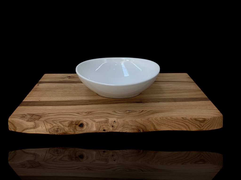 Arredo bagno, mensola legno rustico in offerta