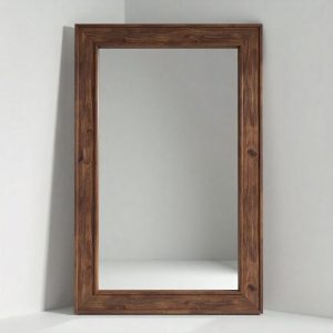 Specchio cornice in legno massello artigianale di DESIGN L 80 H 140