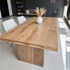 Lotar il Tavolo Massiccio in Legno Massello – Design Conviviale