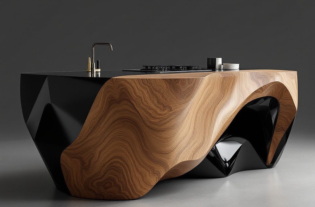 L’Isola Cucina del Futuro: un’opera d’arte geometrica e funzionale
