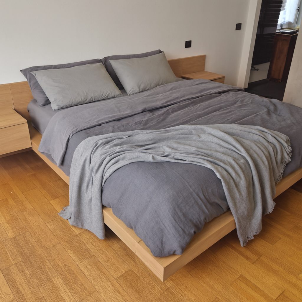Letto King Size Rovere con Contenitore + Materasso Gratis | Modello ...