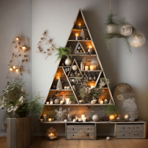 Albero di Natale in Legno Ecosostenibile – Artigianale, Made in Italy