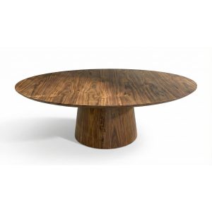Tavolo Ovale da Pranzo “Marta” in Legno Noce americano Design Artigianale Limited Edition – Xlab Design