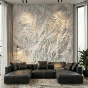 Pannelli Effetto Roccia Realistica: Rivestimento Parete 3D Scolpito a Mano | XLab DESI