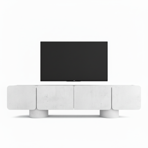 Mobile TV Design “Petra” in Legno e Microcemento – Limited Edition | Xlab Design