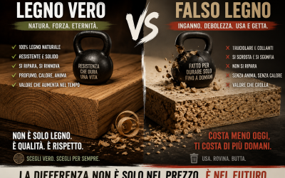 Vuoi un mobile finto o vuoi il legno vero?