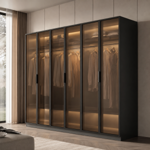 Armadi Componibili in Vetro e Alluminio Su Misura | Collezione VETRA XLab DESIGN
