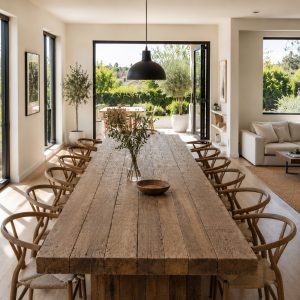 Tavolo Artigianale in Larice Recuperato 250×120 cm – Il Fascino del Legno che Vive nel Tempo