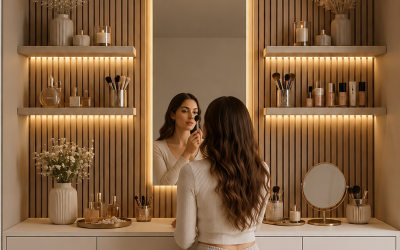 Toilette da trucco moderna: come creare una postazione personalizzata per la camera da letto